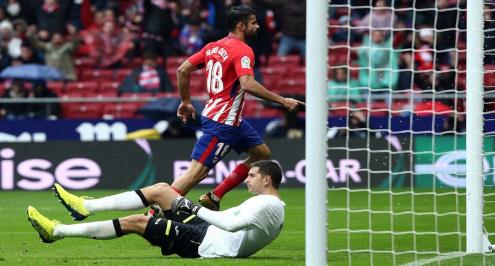 أتلتيكو يستأنف ضد البطاقة الصفراء الثانية لدييجو كوستا